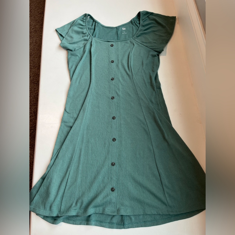 SO Teal T-shirt Dress